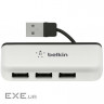 Концентратор  BELKIN USB 2.0, Travel Hub, 4 порта, пассивный без БП, White (F4U021bt)