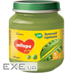 Дитяче пюре Milupa Зелений горошок для дітей від 5 місяців 125 г (5900852060564)