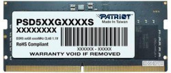 Оперативна пам'ять Patriot SODIMM DDR5-4800 16384MB PC5-38400 (PSD516G480081S)