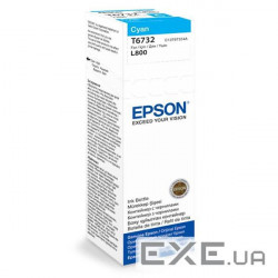 Контейнер із чорнилом Epson 673 cyan 70мл L800/1800 (C13T67324A)
