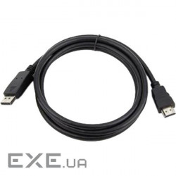 Кабель ATCOM DisplayPort - HDMI 1.8м Black (20120)