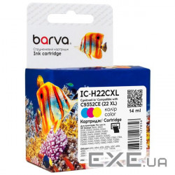 Картридж Barva HP 22XL color/C9352CE, 14 мл (IC-H22CXL)