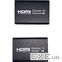 Подовжувач HDMI по кручений парі ATCOM HDMI Black (15088)