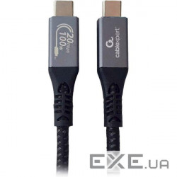 Кабель CABLEXPERT Premium USB 3.2 Type-C/Type-C PD 100W 0.5м (CCBP-USB3-CMCM100-0.5M)