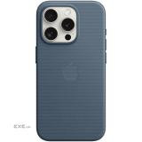 iPhone 15 Pro FineWoven Case with MagSafe - Pacific Blue,Model A3134 (MT4Q3ZM/A)