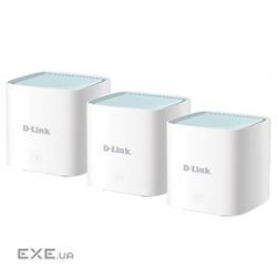 D-Link Network M15/3 AX1500 Mesh Wi-Fi System Dual-band 2x2 Wi-Fi6 3Pack Retail