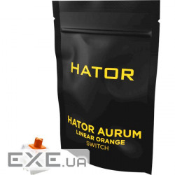 Набір перемикачів HATOR Aurum Switch Orange 10 шт (HTS-181)