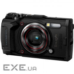 Цифровий фотоапарат Olympus TG-6 Black (Waterproof - 15m, GPS, 4K, Wi-Fi) (V104210BE000)