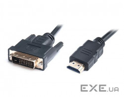 Кабель мультимедійний HDMI to DVI 1.8m REAL-EL (EL123500013)
