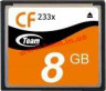 CompactFlash 8Gb Team 233x (TCF8G23301)