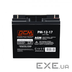 PM-12-17 Powercom АКБ 12v 17Ah AGM (PM1217AGM)