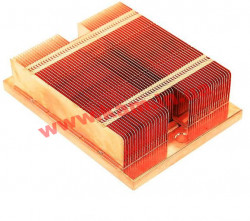 Покращений мідний радіатор (ребра поперек кріплень) в корпусу 1U для материнських (CPU-HS-K8R-MAPE)