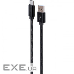 Кабель CABLEXPERT USB2.0 AM/CM 1.8м Black (CCDB-MUSB2B-AMCM-6)