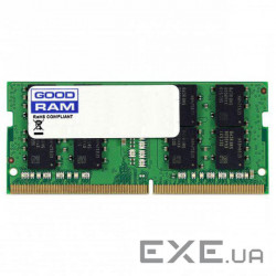 Оперативна пам'ять GOODRAM SO-DIMM DDR4 2666MHz 4GB (GR2666S464L19S/4G)