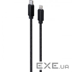 Кабель CABLEXPERT USB 2.0 Type-C/Lightning 1.8м Black (CCDB-MUSB2B-CMLM-6)